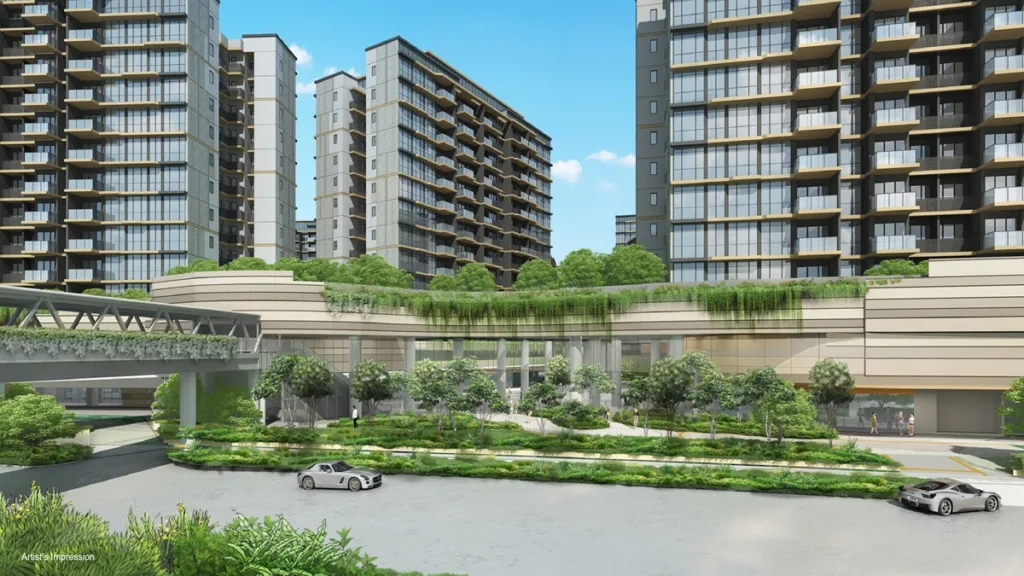 Parktown Residences View from Tampines Avenue 11