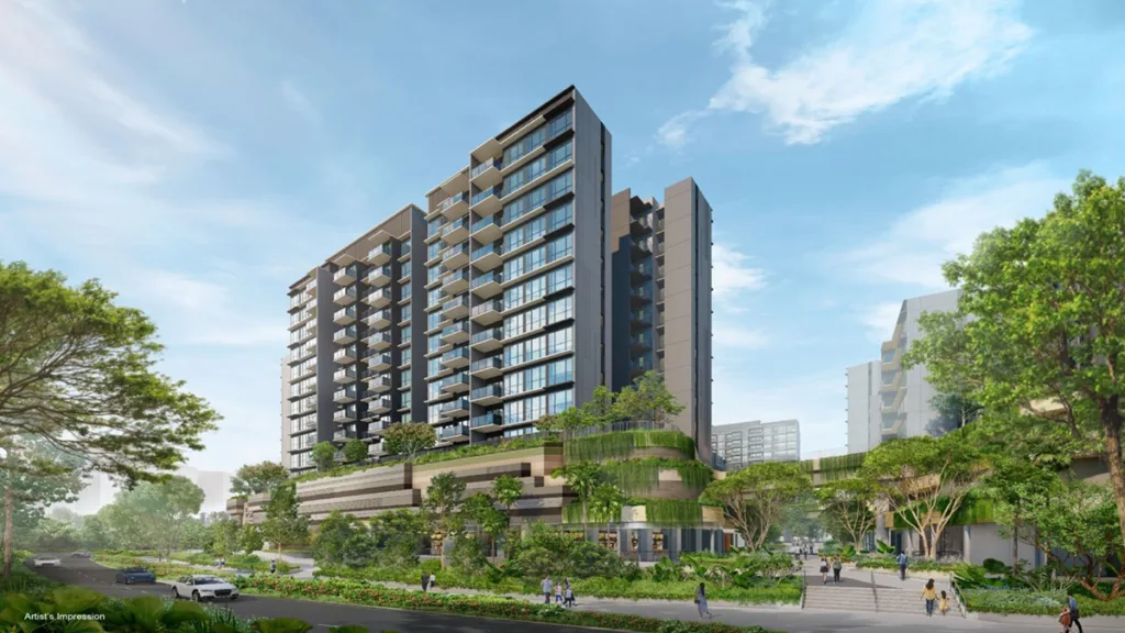 Parktown Residences View from Tampines St 62